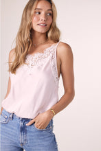 Load image into Gallery viewer, SILKY LACE TRIM CAMI