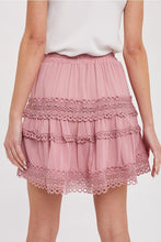 Load image into Gallery viewer, LACE TRIM MINI SKIRT
