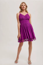 Load image into Gallery viewer, STRAPPY CROCHET MINI BEACH DRESS SLEEVELESS