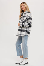 Load image into Gallery viewer, FLANNEL BUTTON DOWN SHACKET