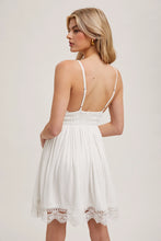 Load image into Gallery viewer, STRAPPY CROCHET MINI BEACH DRESS SLEEVELESS