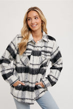 Load image into Gallery viewer, FLANNEL BUTTON DOWN SHACKET