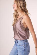 Load image into Gallery viewer, SILKY LACE TRIM CAMI