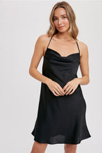 Load image into Gallery viewer, STRAPPY BACK SATIN DRESS