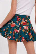 Load image into Gallery viewer, FLORAL PRINT MINI SKORT