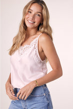 Load image into Gallery viewer, SILKY LACE TRIM CAMI