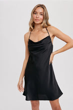 Load image into Gallery viewer, STRAPPY BACK SATIN DRESS