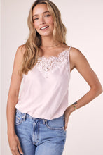 Load image into Gallery viewer, SILKY LACE TRIM CAMI