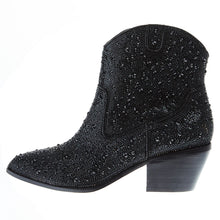 Load image into Gallery viewer, Corky's Black Rhinestone Booties