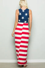 Load image into Gallery viewer, American Flag Maxi Dress