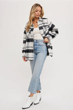 Load image into Gallery viewer, FLANNEL BUTTON DOWN SHACKET
