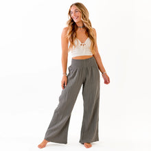 Load image into Gallery viewer, Granite Wide Leg Cotton Pants