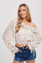 Load image into Gallery viewer, OFF SHOULDER FRILL BLOUSE