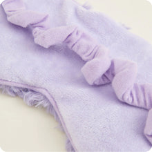 Load image into Gallery viewer, Curly Purple Warmies Eye Mask