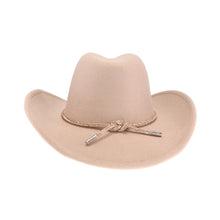 Load image into Gallery viewer, Reno Vegan Fabric Cowboy Hat