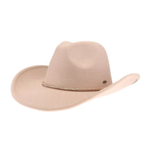 Load image into Gallery viewer, Reno Vegan Fabric Cowboy Hat