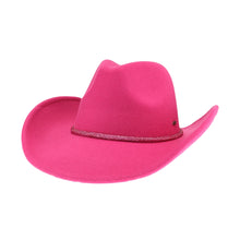 Load image into Gallery viewer, Reno Vegan Fabric Cowboy Hat