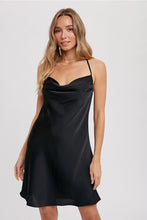 Load image into Gallery viewer, STRAPPY BACK SATIN DRESS