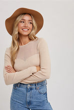 Load image into Gallery viewer, SEMI SHEER SWEETHEART NECK TOP
