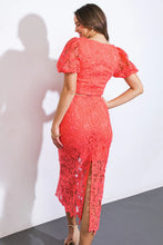 Load image into Gallery viewer, UNFORGETTABLE ICON WOVEN LACE TOP AND SKIRT SET