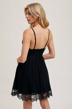 Load image into Gallery viewer, STRAPPY CROCHET MINI BEACH DRESS SLEEVELESS