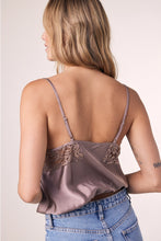 Load image into Gallery viewer, SILKY LACE TRIM CAMI