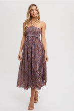 Load image into Gallery viewer, HALTER SMOCKING MIDI DRESS & MAXI SKIRT