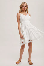 Load image into Gallery viewer, STRAPPY CROCHET MINI BEACH DRESS SLEEVELESS