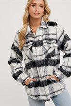 Load image into Gallery viewer, FLANNEL BUTTON DOWN SHACKET