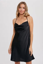 Load image into Gallery viewer, STRAPPY BACK SATIN DRESS