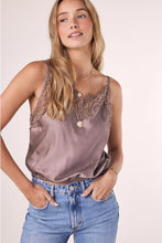 Load image into Gallery viewer, SILKY LACE TRIM CAMI