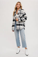Load image into Gallery viewer, FLANNEL BUTTON DOWN SHACKET