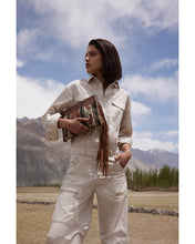 Load image into Gallery viewer, Mojave Paisley Fringed Hand-Tooled Bag