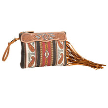 Load image into Gallery viewer, Mojave Paisley Fringed Hand-Tooled Bag