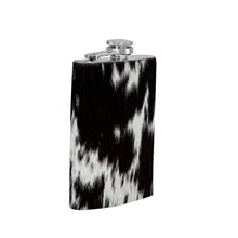 Load image into Gallery viewer, Mountain Trail Flask in Dark Hair-on Hide
