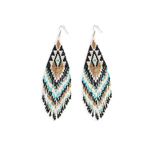 Load image into Gallery viewer, Soaring Eagle Beaded Earrings