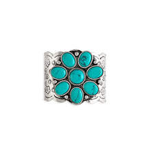 Load image into Gallery viewer, Squash Blossom Cuff Bracelet