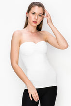 Load image into Gallery viewer, RIBBED RUCHING TUBE TOP