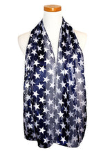 Load image into Gallery viewer, USA Striped Star Scarves
