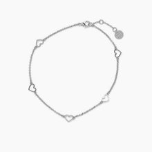 Load image into Gallery viewer, Pura Vida DAINTY HEARTS ANKLET