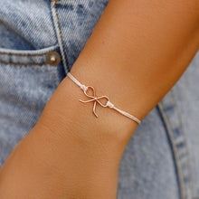 Load image into Gallery viewer, PURAVIDA BOW CHARM BRACELET