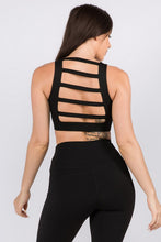 Load image into Gallery viewer, Lattice Open Back Activewear Sports Bra