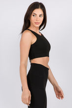 Load image into Gallery viewer, Lattice Open Back Activewear Sports Bra