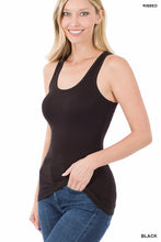Load image into Gallery viewer, RAYON RIBBED RACERBACK TANK TOP
