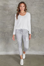 Load image into Gallery viewer, ITALIAN DOUBLE SEQUIN CRINKLE JOGGER
