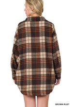 Load image into Gallery viewer, Oversized Plaid Shacket
