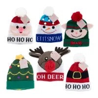 Load image into Gallery viewer, Kids Holiday Knitted Hat
