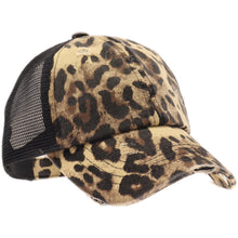 Load image into Gallery viewer, KIDS Distressed Criss-Cross High Ponytail