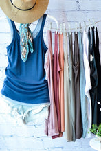 Load image into Gallery viewer, Ribbed Stretchy Basic Tank Top