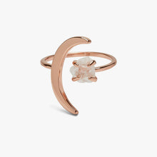 Load image into Gallery viewer, Pura Vida - Crescent Moon Ring - Rose Gold